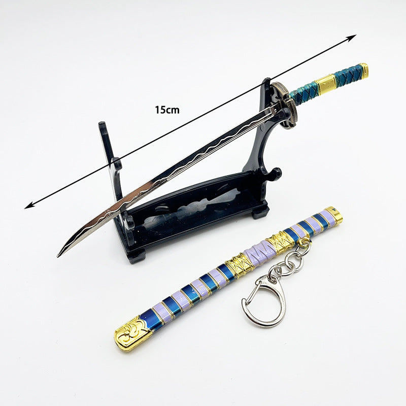 Wholesale Anime Peripheral One Piece Alloy Weapon Model Pendants