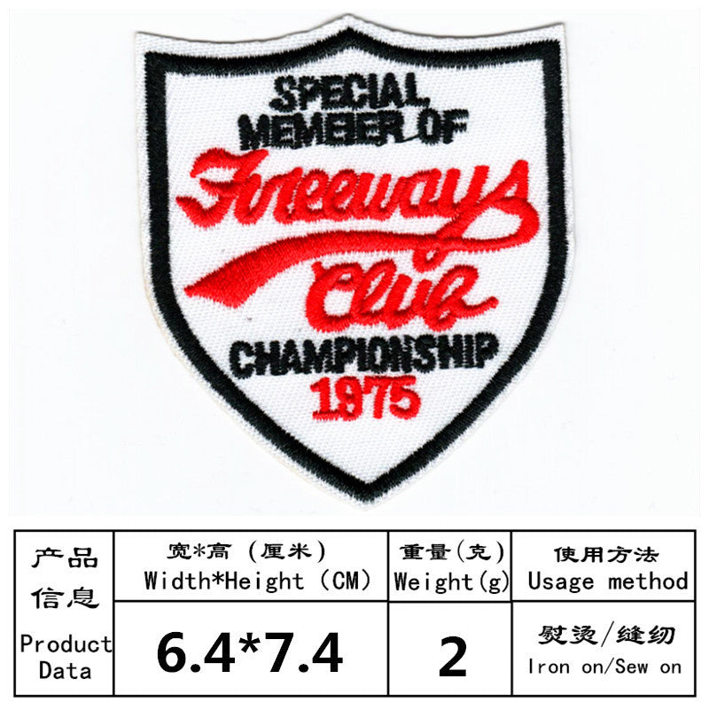 Wholesale Independence Day flag with diverse letters DIY Patches