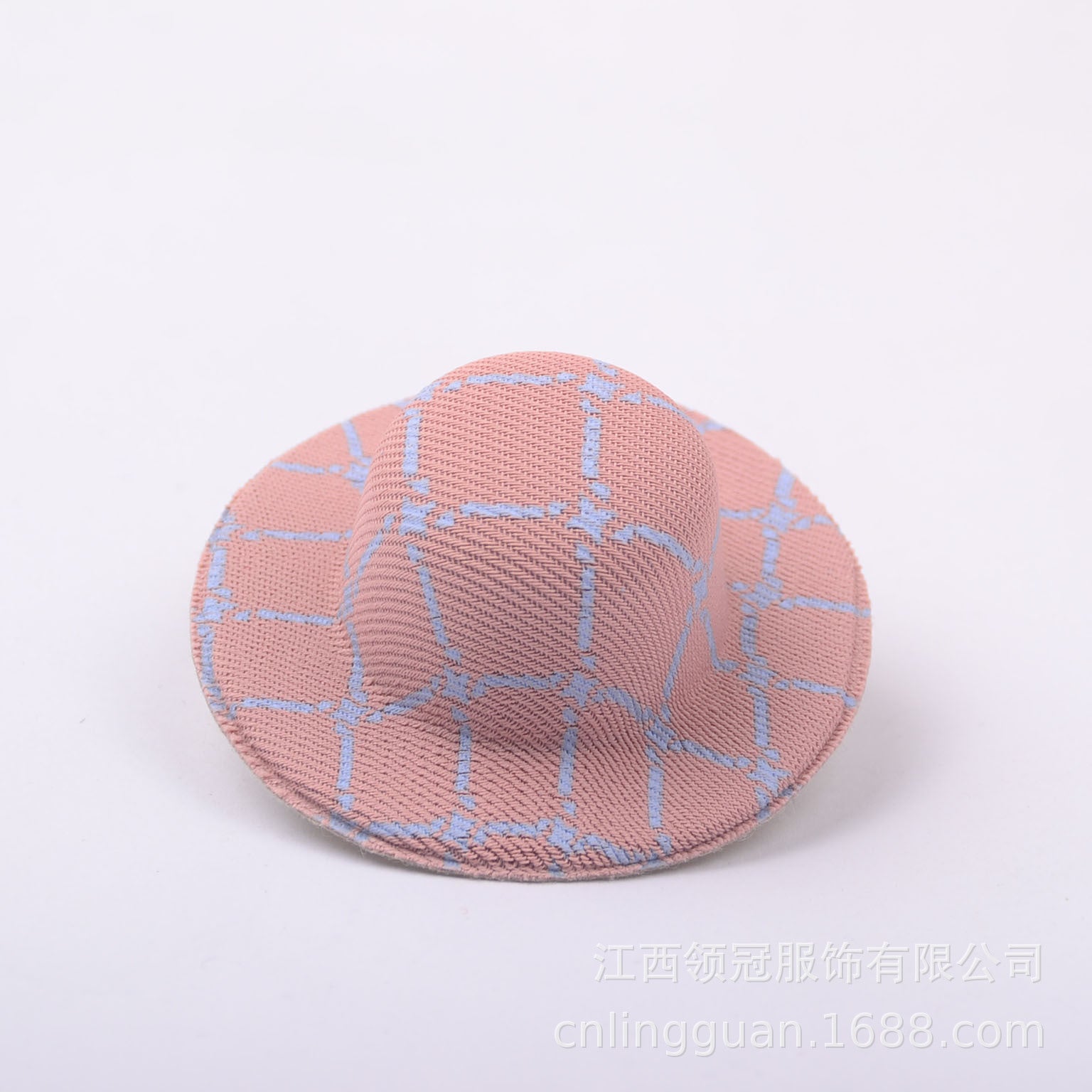 Wholesale Mobile phone pendant perfume holder hat ornaments doll accessories diy hand-made Meng Qiqi hat vintage printing 5.8CM