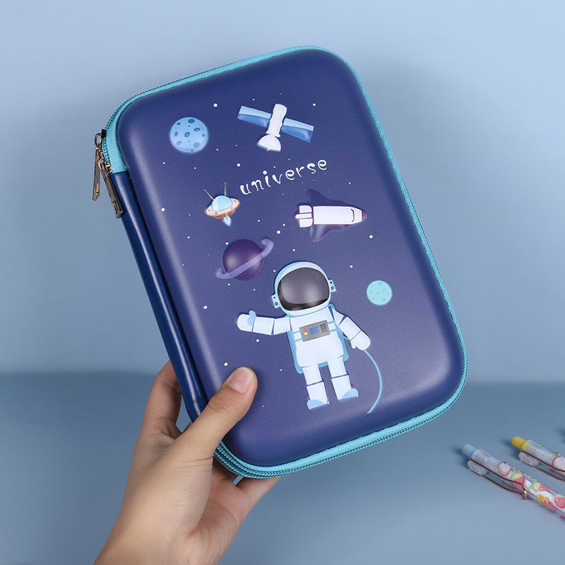 Wholesale Multi-functional EVA Stationery Box, Astronaut Unicorn Cat 3D Pencil Case