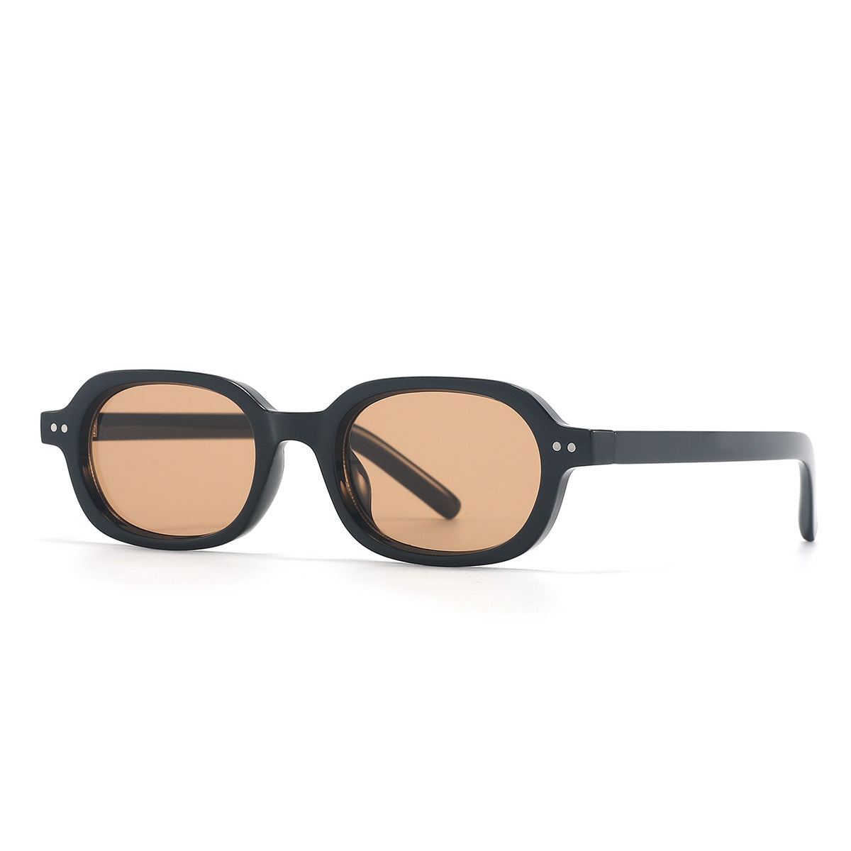 Wholesale Retro UV resistant oval shaped small frame sunglasses