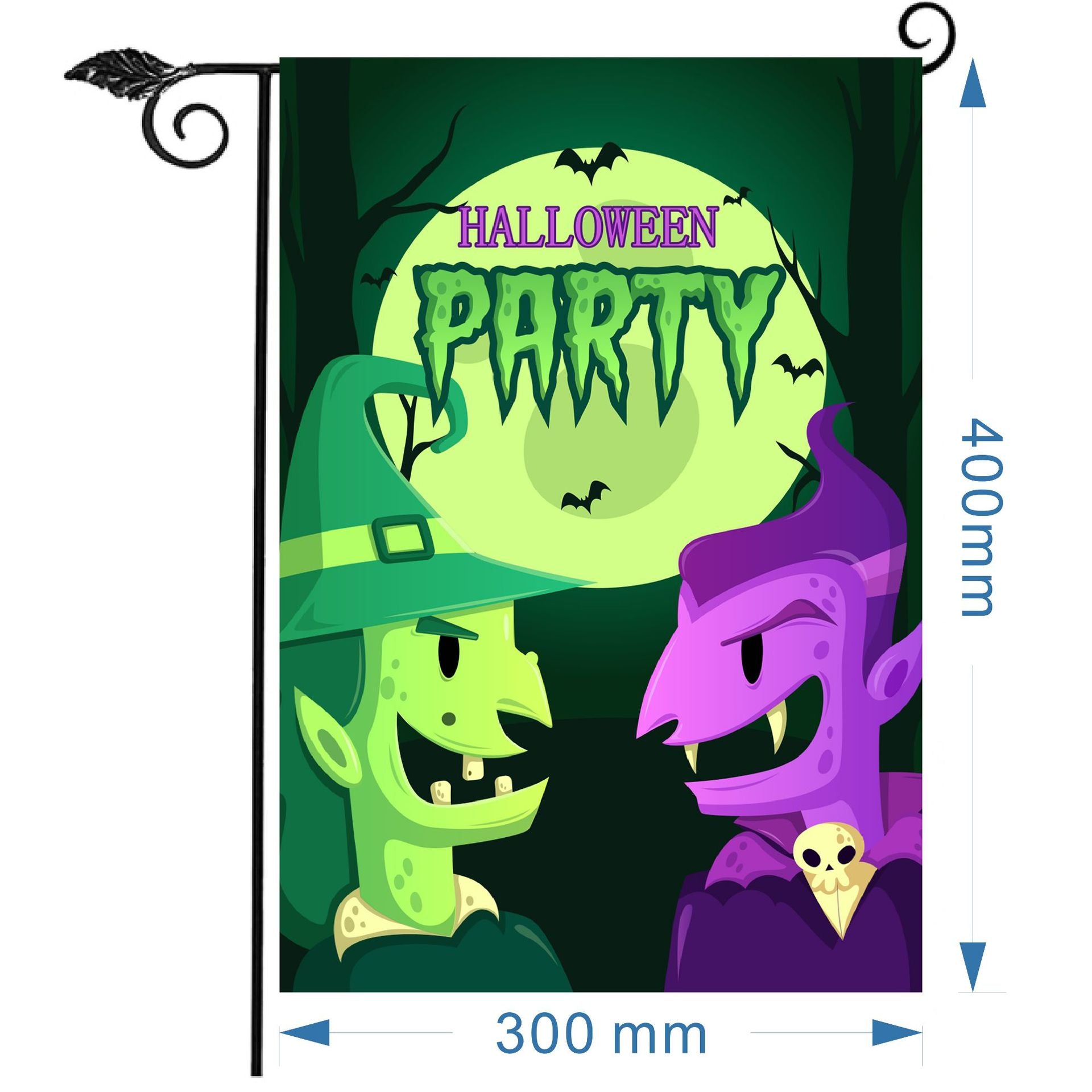 Wholesale Christmas garden flag linen print outdoor small flag yard decoration flag