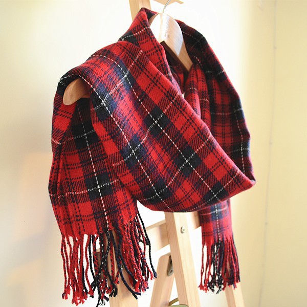 Wholesale Autumn and Winter Imitation Cashmere Plaid Scarves
