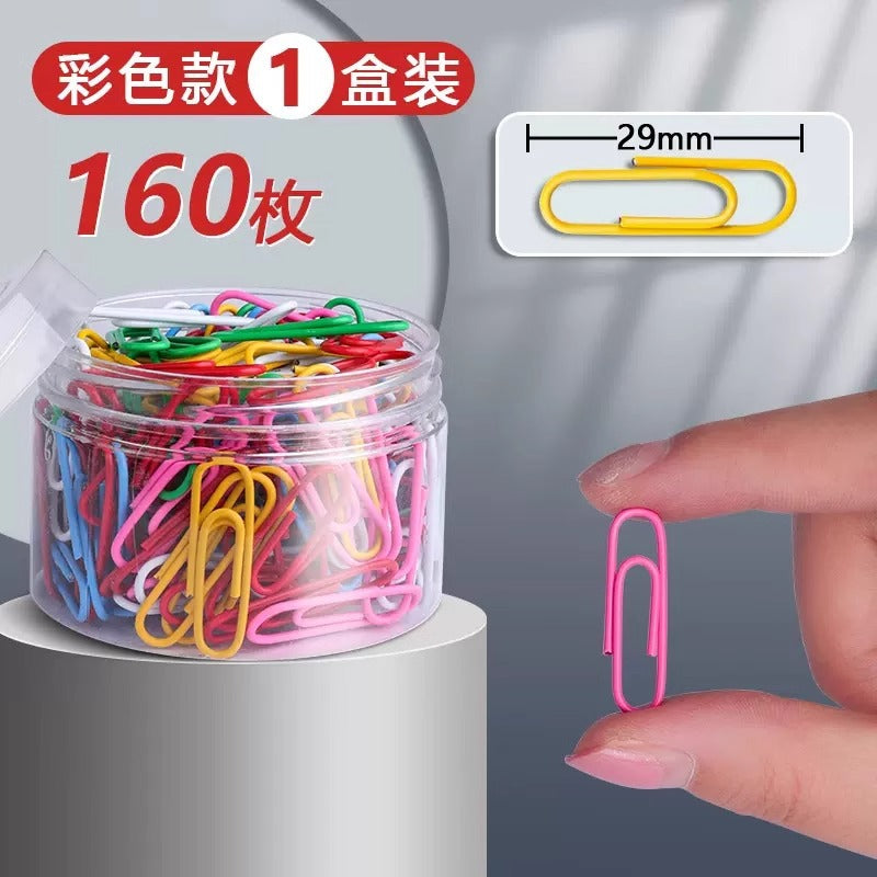 Wholesale paper clip silver metal paper clip steel core paper clip