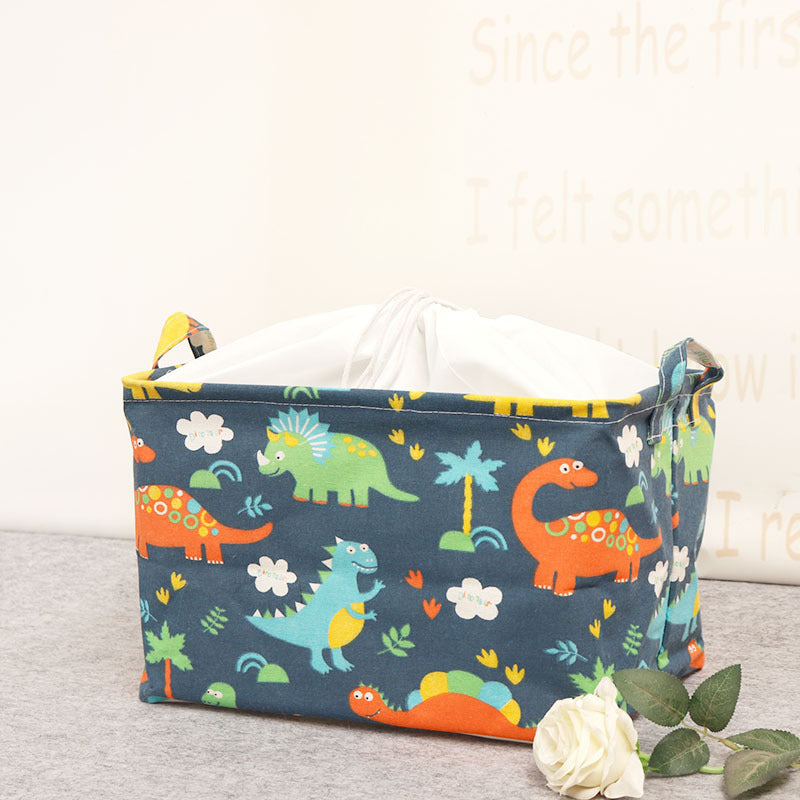 Wholesale Bundled Canvas Toy Storage Baskets