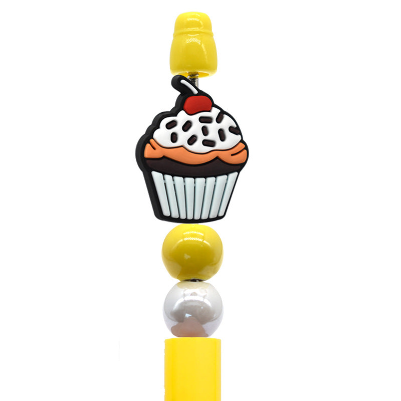 Wholesale Random 100pcs Product Donut Series Creative  Focal Beads