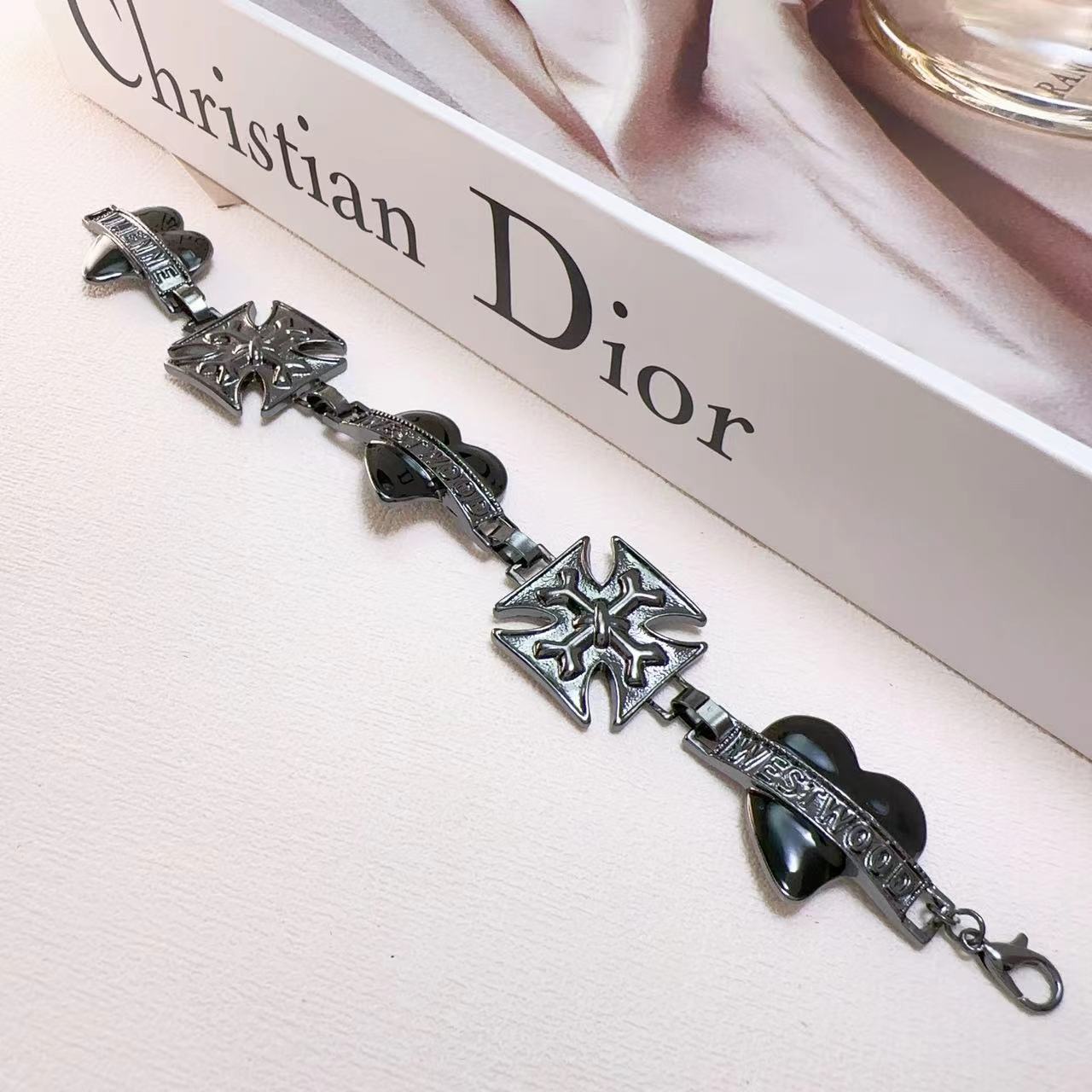 Wholesale Punk Love Cross Bracelet