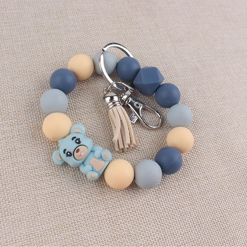 Wholesale Silicone Cartoon Animal Keychain