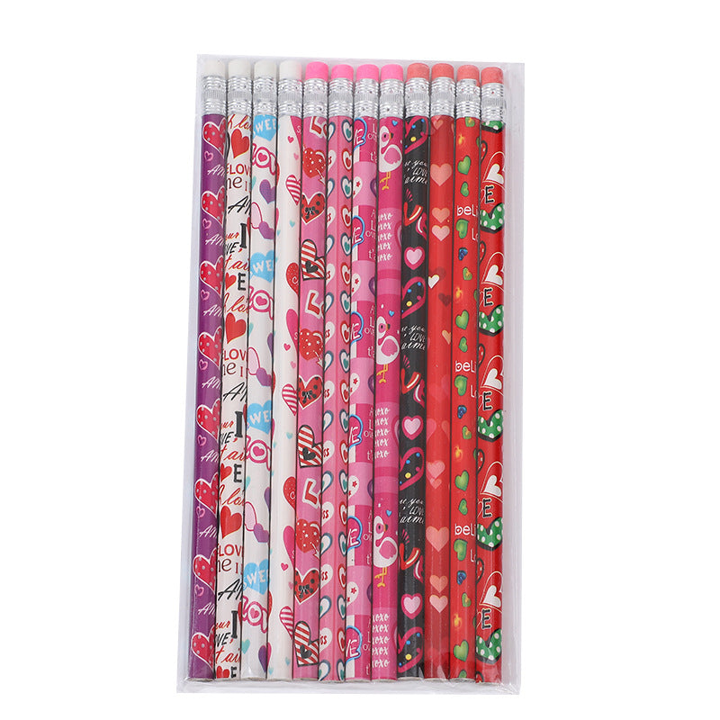 Wholesale of 12PCS/PACK Wooden Festival Pencil