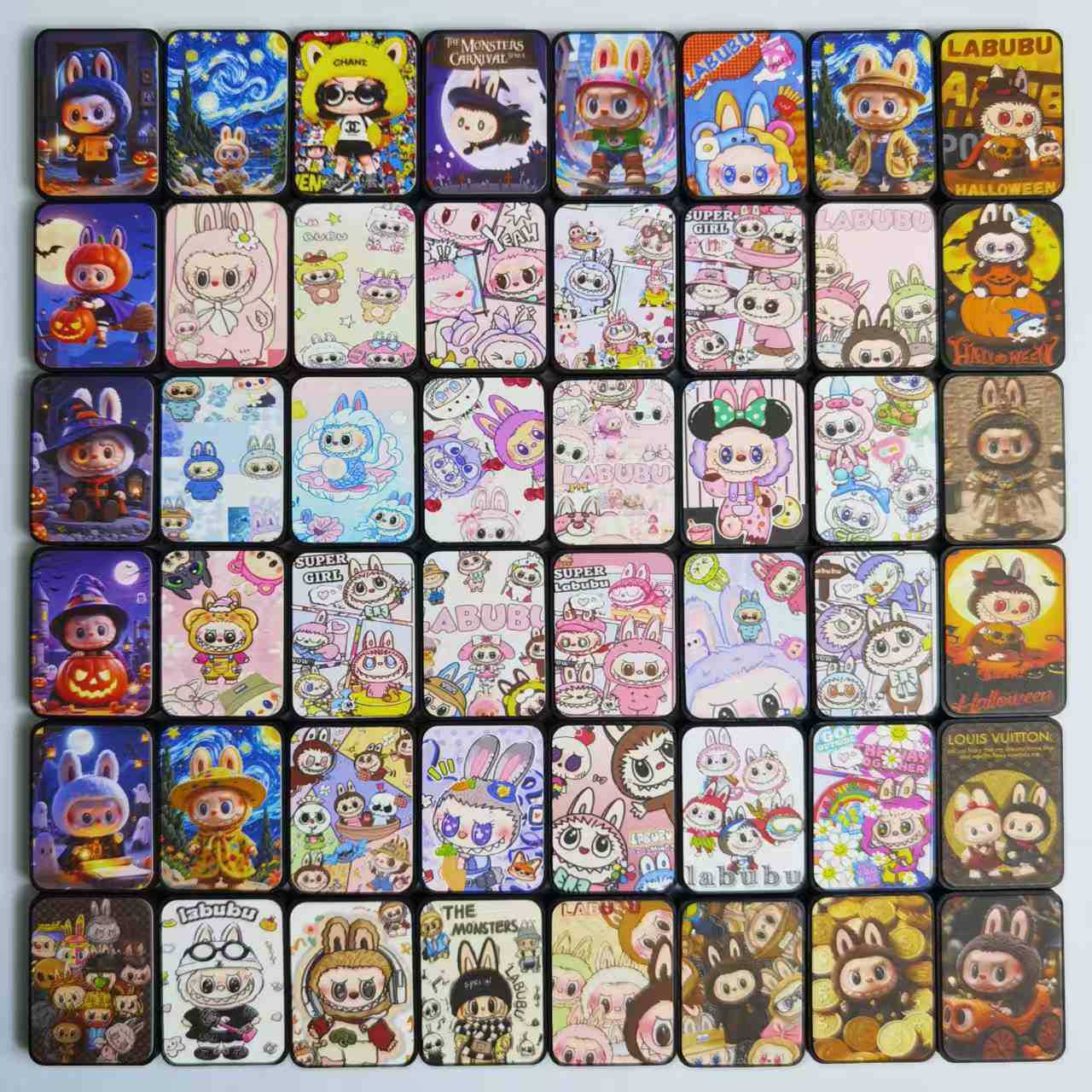 Wholesale 30pcs Luminous printed silicone beads DIY Accessories