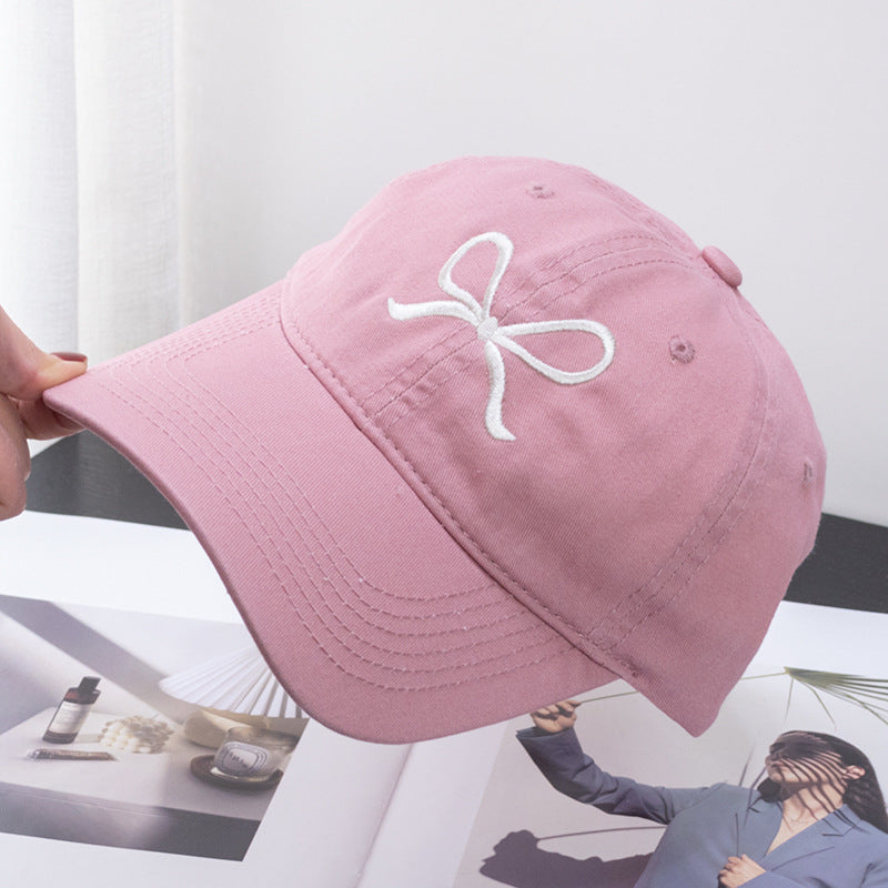 Wholesale Sweet Bow Embroidered Baseball Cap