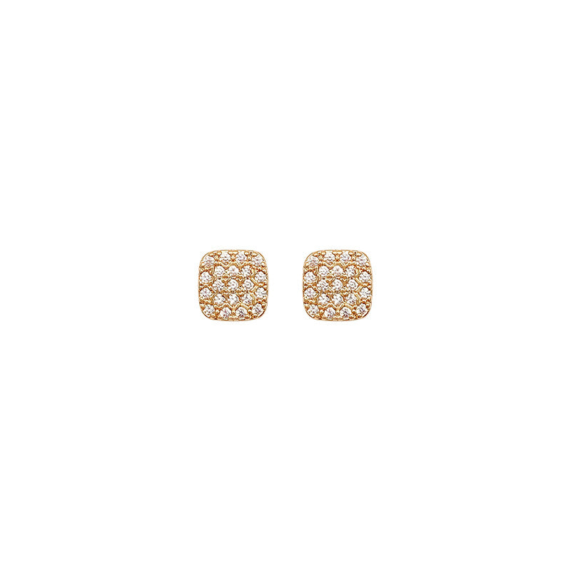 Wholesale Diamond Square Earrings and Studs