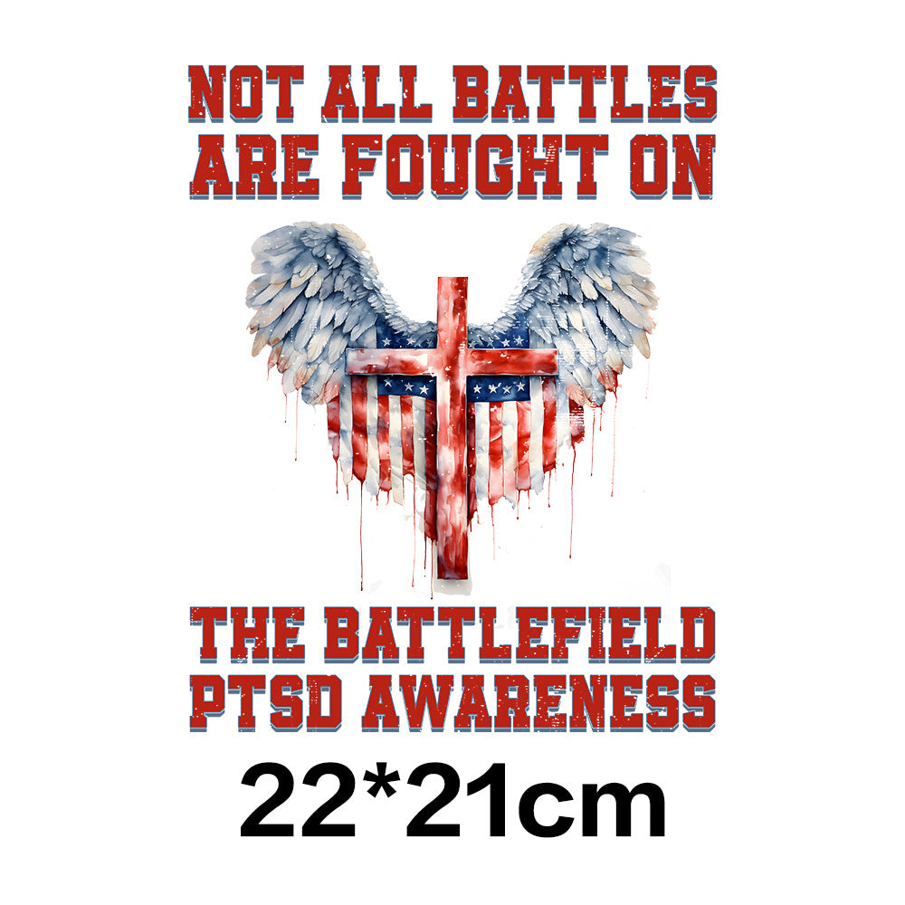 Wholesale Veteran  Letters UV DTF Ready To Press Transfers Wraps