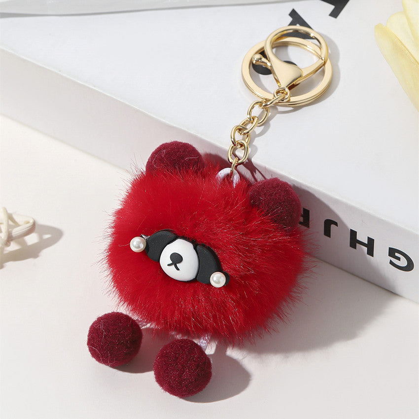 Wholesale Cartoon Cute Plush Bear Keychain