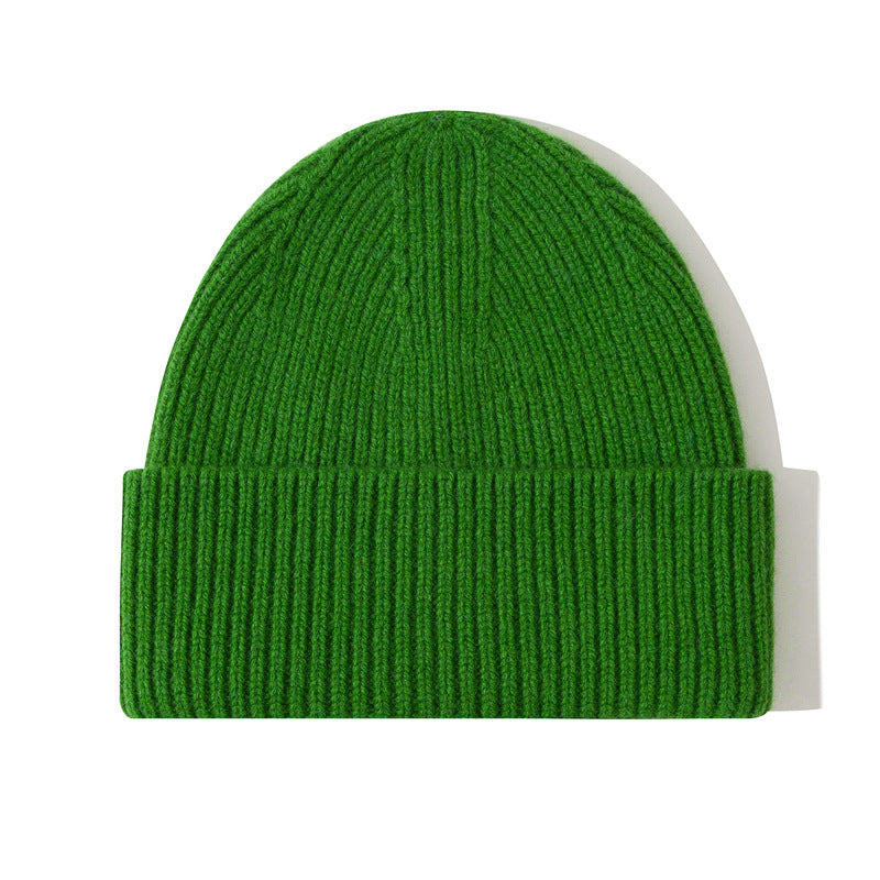 Wholesale Thick Pure Wool Beanie Winter Hat