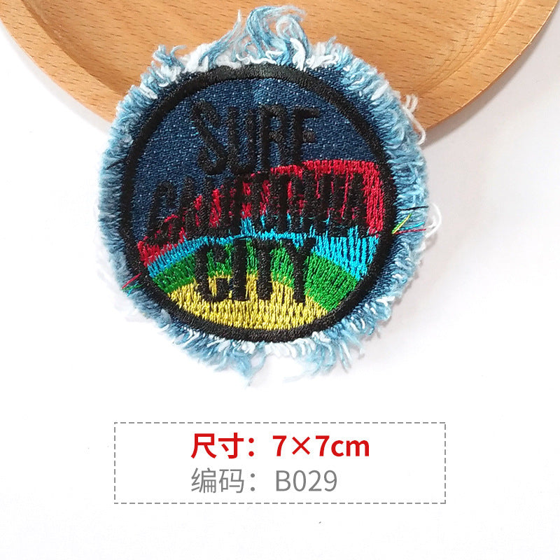 Wholesale Letter Skull Series Embroidery DIY Patches