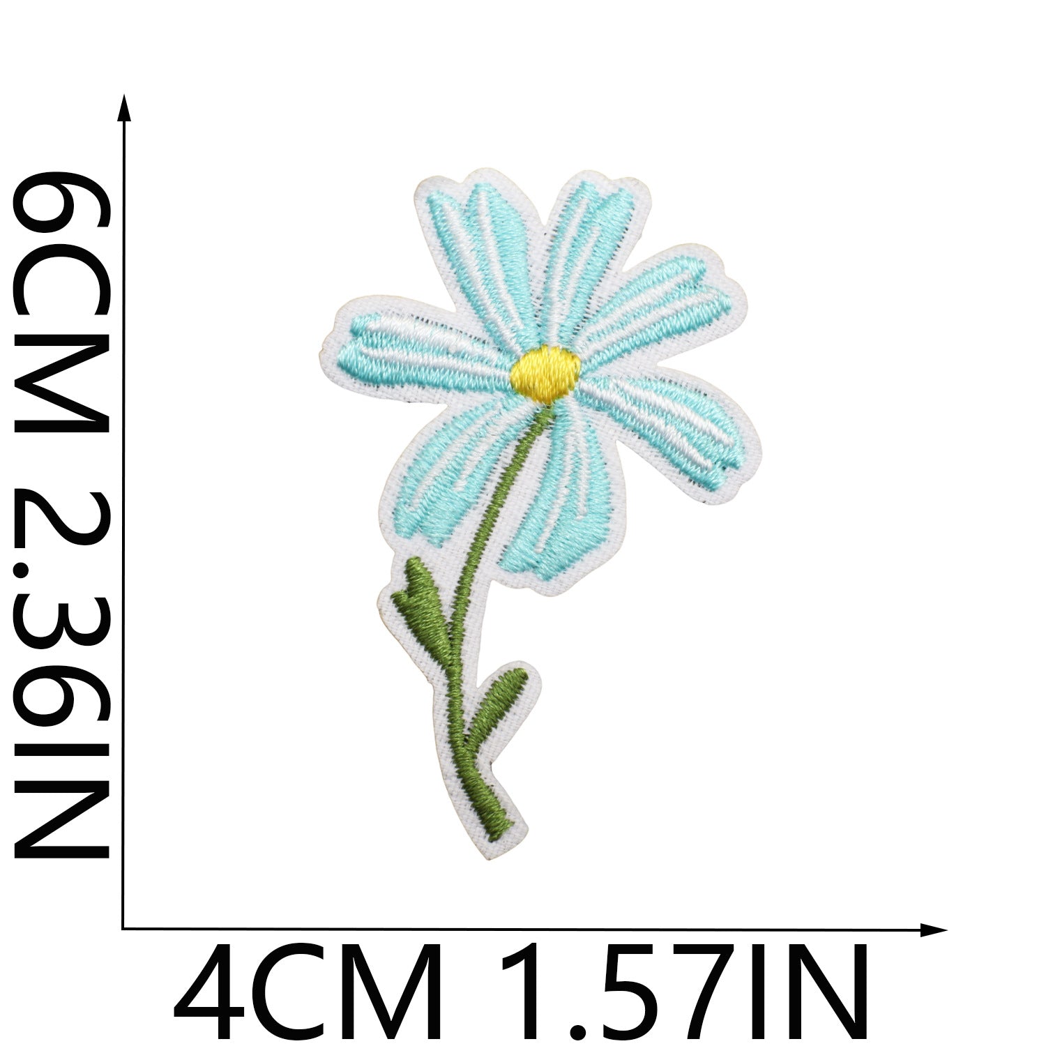 Wholesale Cute Flower, Grass and Bee Embroidery Patch FS