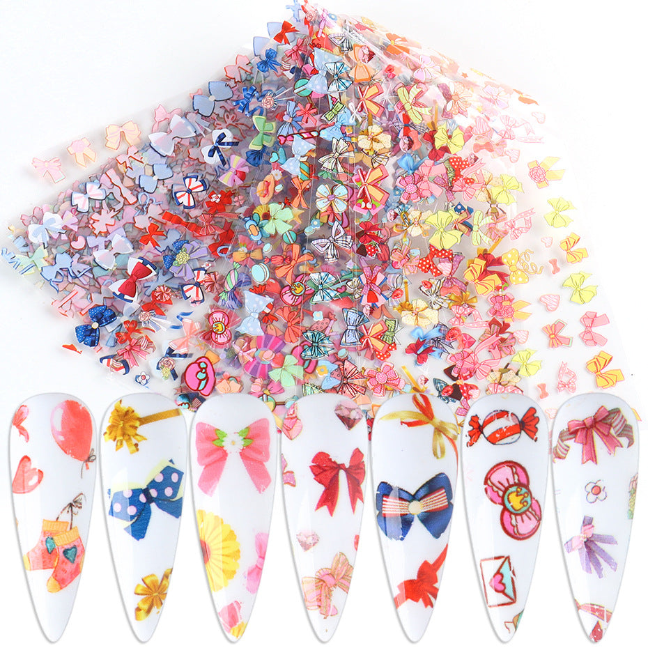 Wholesale 3pcs/pack  nail art starry sky paper ins animal pattern snake print leopard print 10 bags