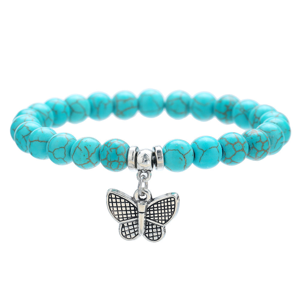 Wholesale Vintage Turquoise Cross Starfish Turtle Bracelet