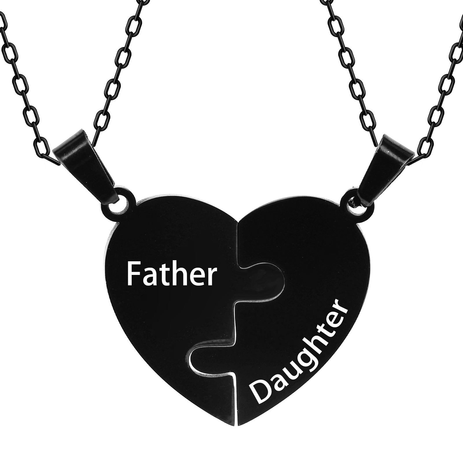 Wholesale December Birthday Stone Stainless Steel Love Puzzle Necklace