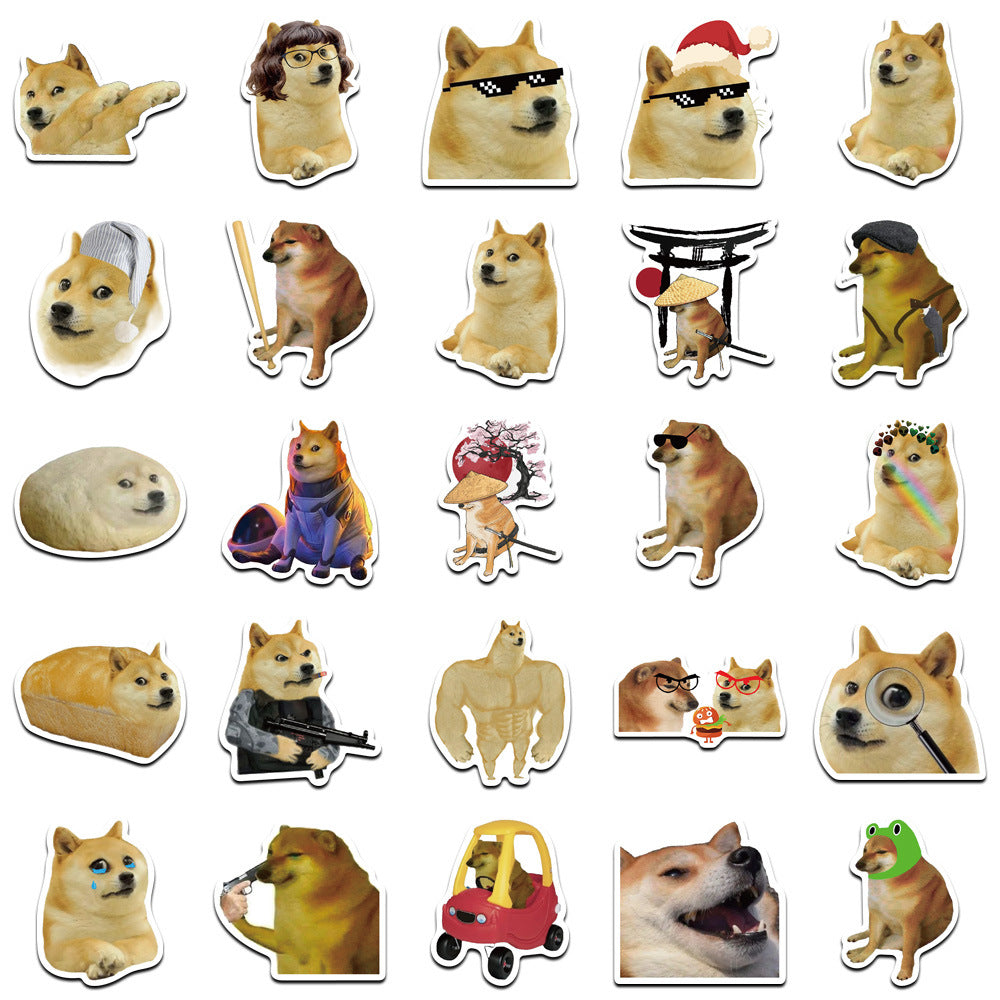 Wholesale 50PCS/ PACK  funny dog graffiti stickers