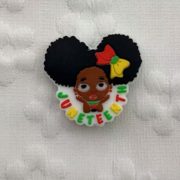 Wholesale 100pcs silicone beads black series silicone beads  Focal Beads