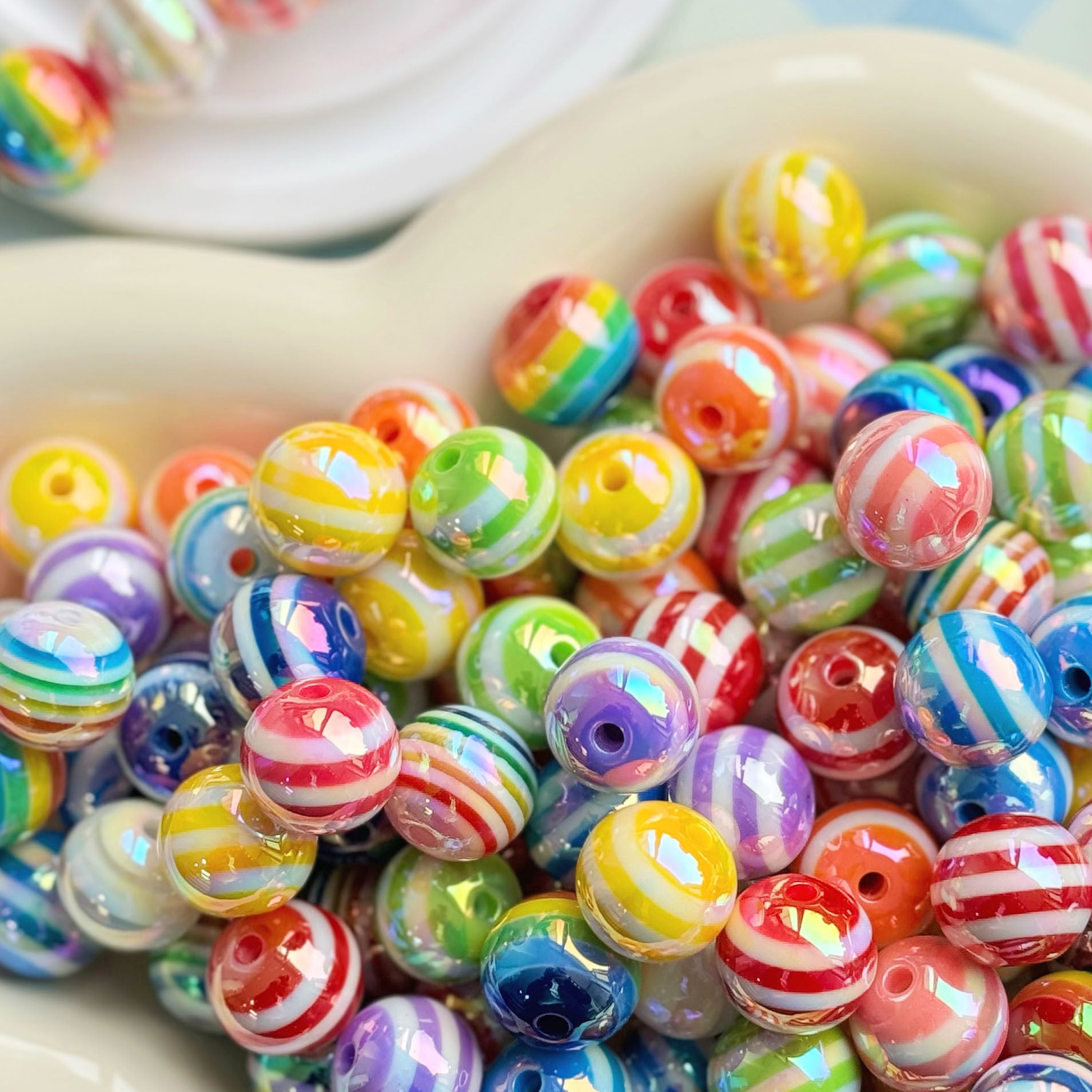 Wholesale 10pcs 15mm candy beads acrylic handmade DIY beads