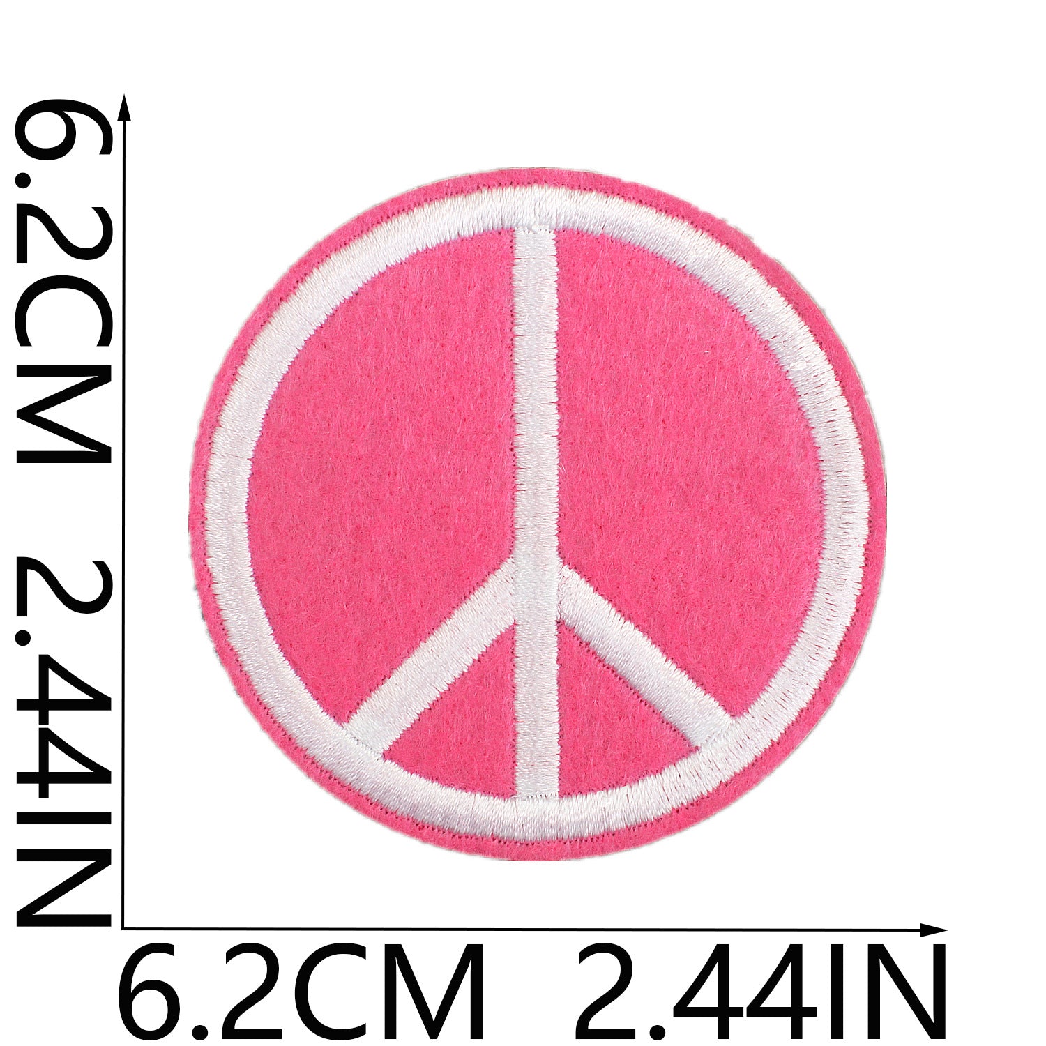 Wholesale Girl's Pink Decorative Embroidered Cloth Sticker