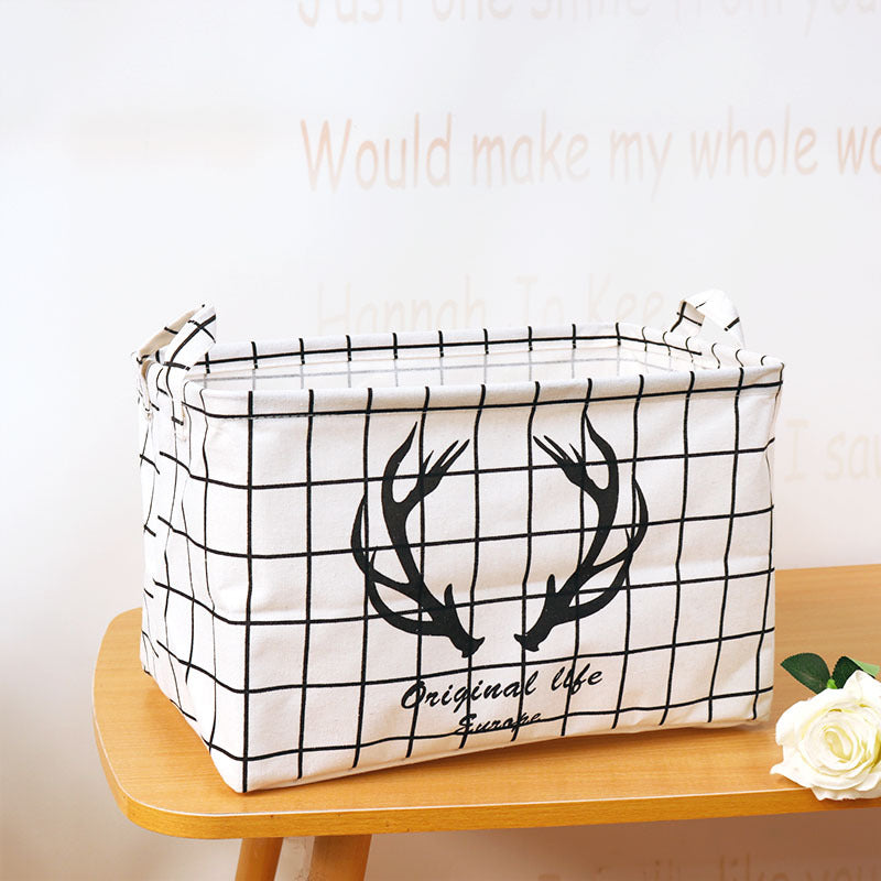 Wholesale Cotton and Linen Cloth Foldable Storage Box