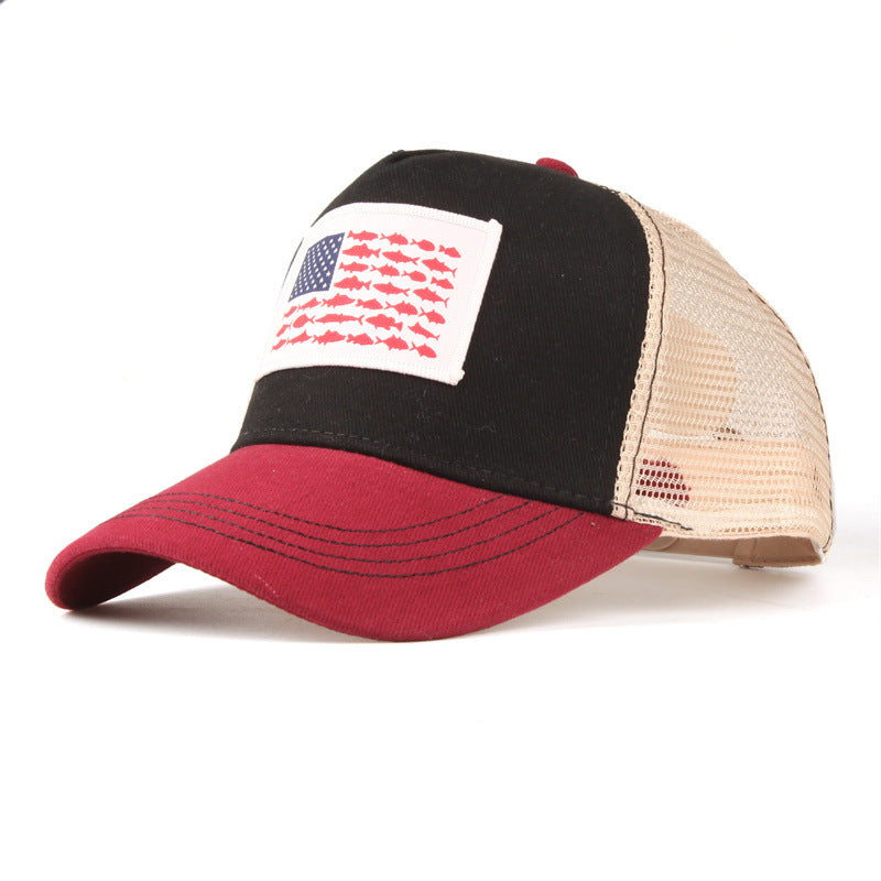 Wholesale Cotton American Flag Camouflage Baseball Cap