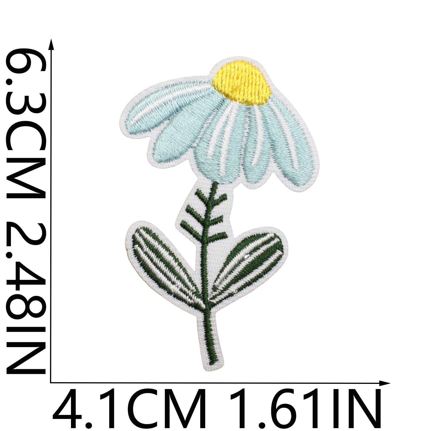 Wholesale Cute Flower, Grass and Bee Embroidery Patch FS
