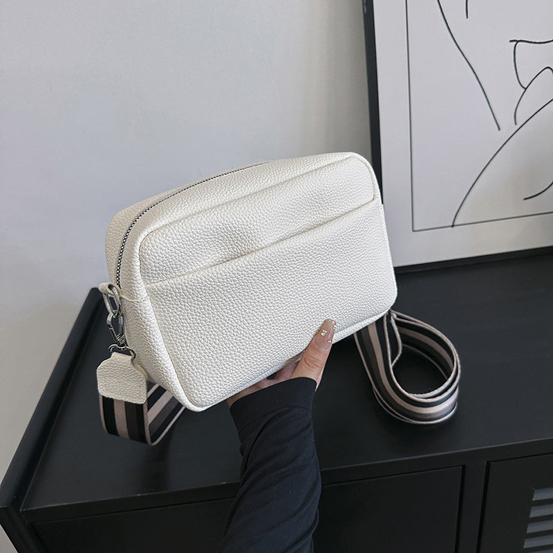 Wholesale Solid Color PU Messenger Bag