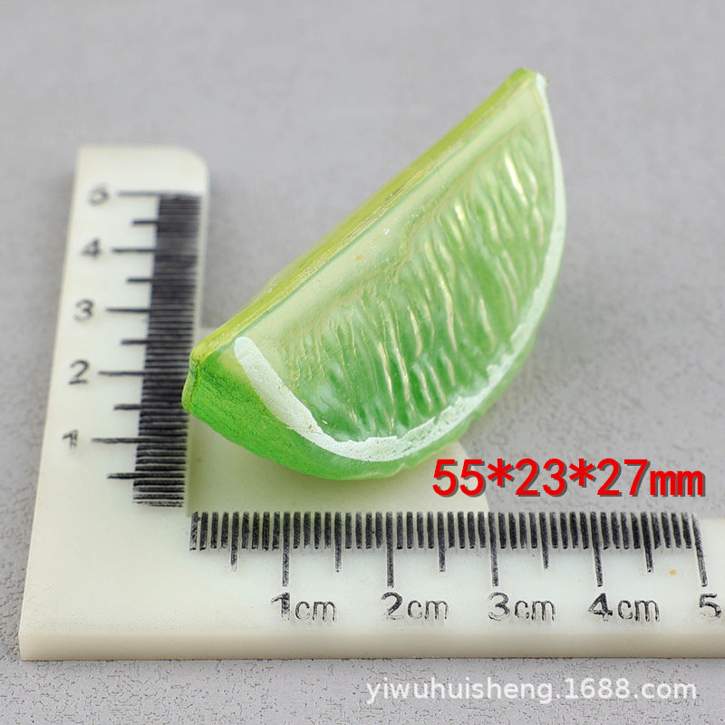 Wholesale 50pcs DIY Watermelon Strawberry Pineapple Fruit Homemade Cream Glue Resin Hole Shoe Patch FlatBack