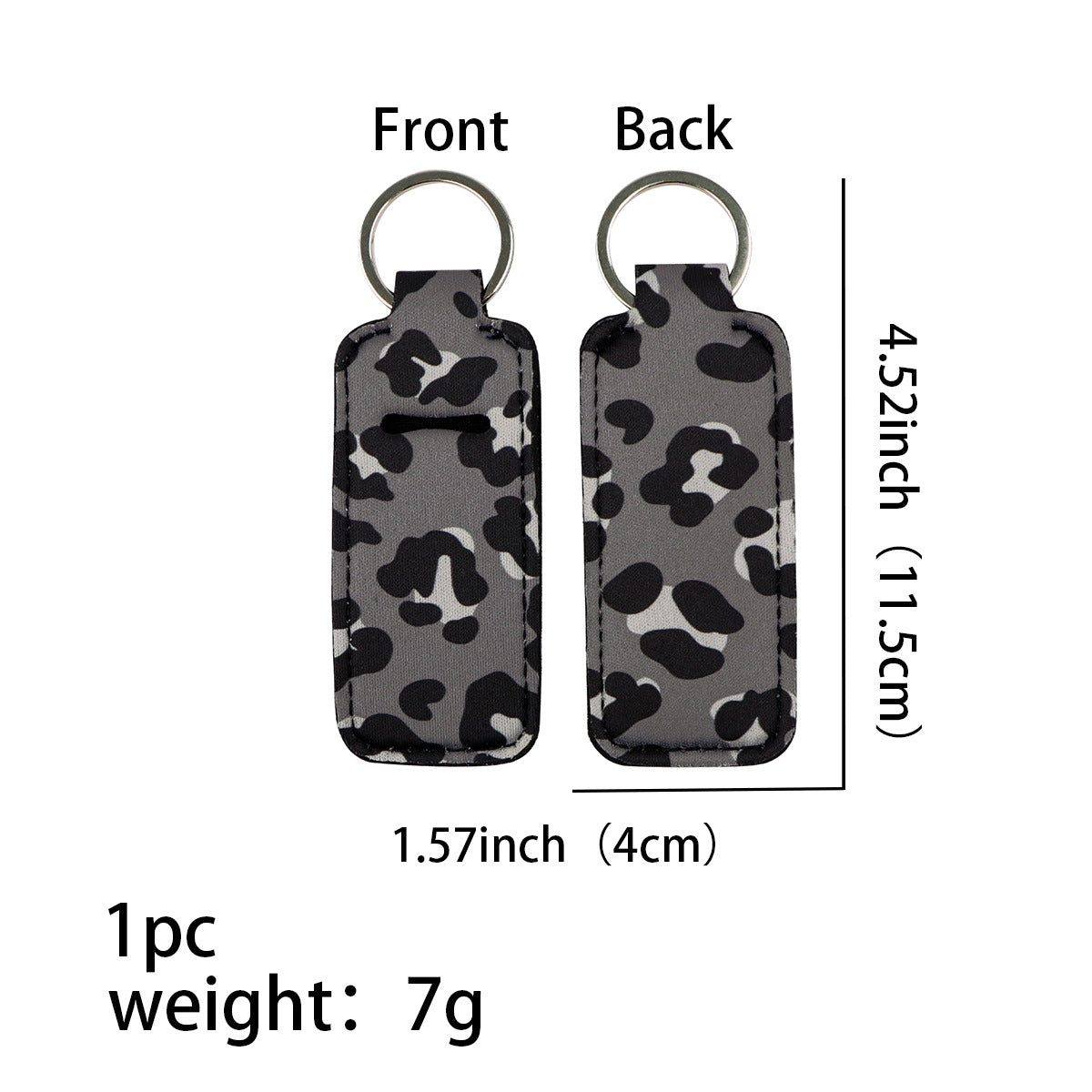 Wholesale Leopard Lipstick Set Keychain Accessories