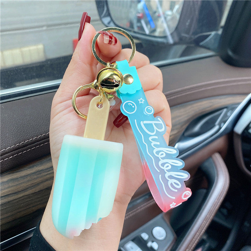 Llaveros creativos para la piel del hielo creativo al por mayor