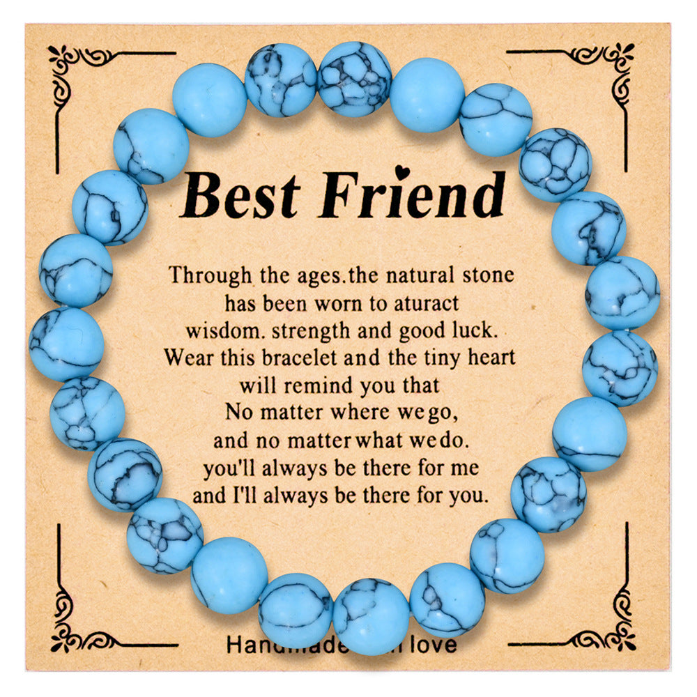 Wholesale  8mm colorful crystal beaded bracelet