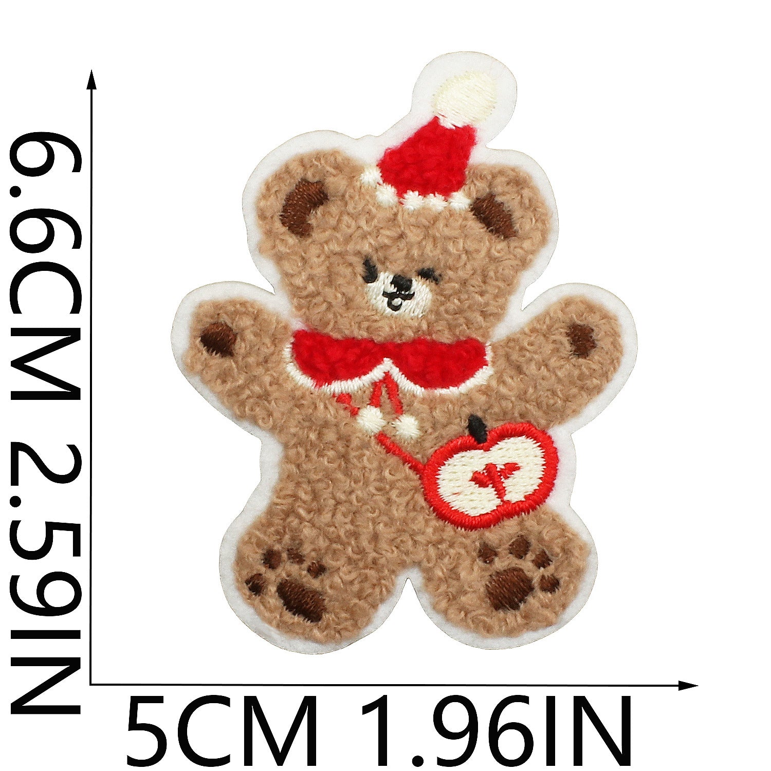 Wholesale Bow Bear Embroidered Cloth DIY Patches