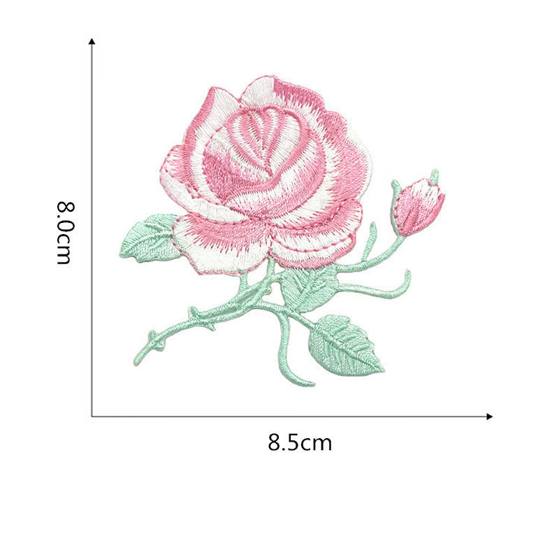 Wholesale Colorful Butterfly Flower Embroidery DIY Patches