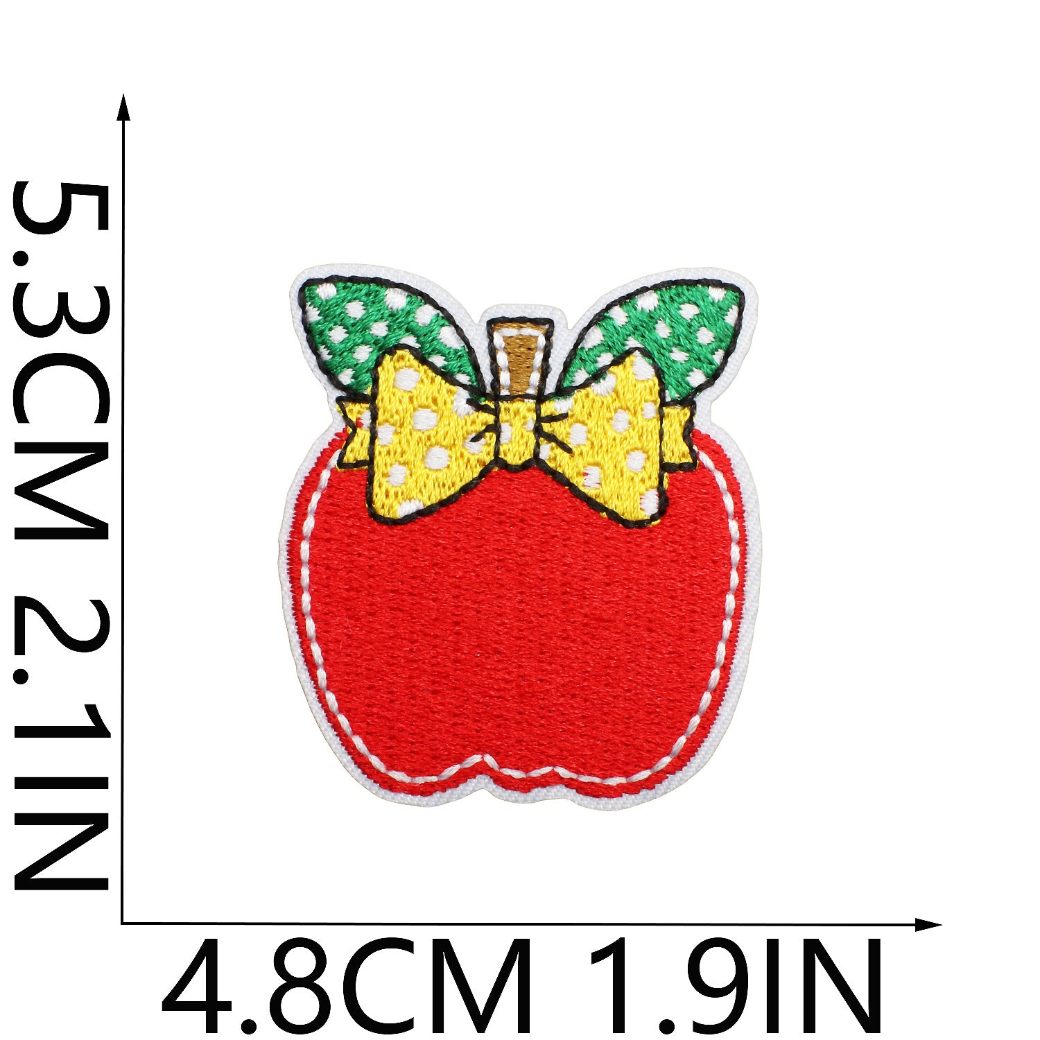 Wholesale Artistic Apple Embroidery Patch