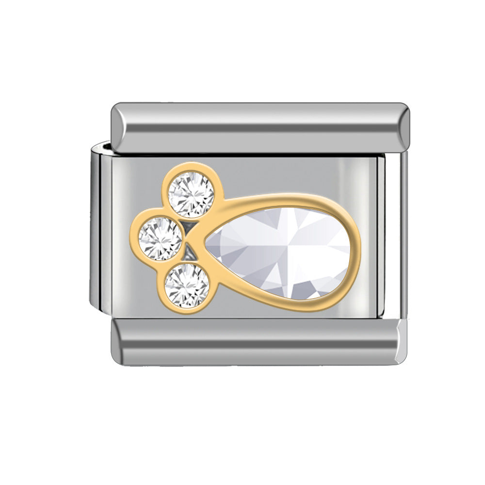 Wholesale Italian Charm Bracelet 9mm DIY Spliced Detachable Cute Pattern Combination Bracelet