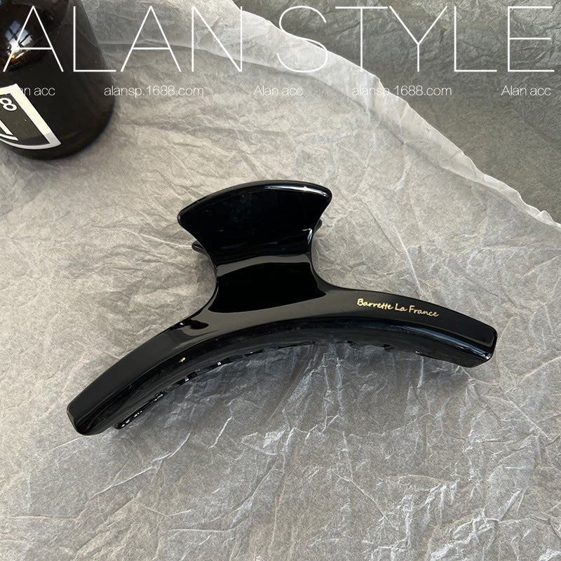 Wholesale French Acetate Curved Leopard Hair Clips