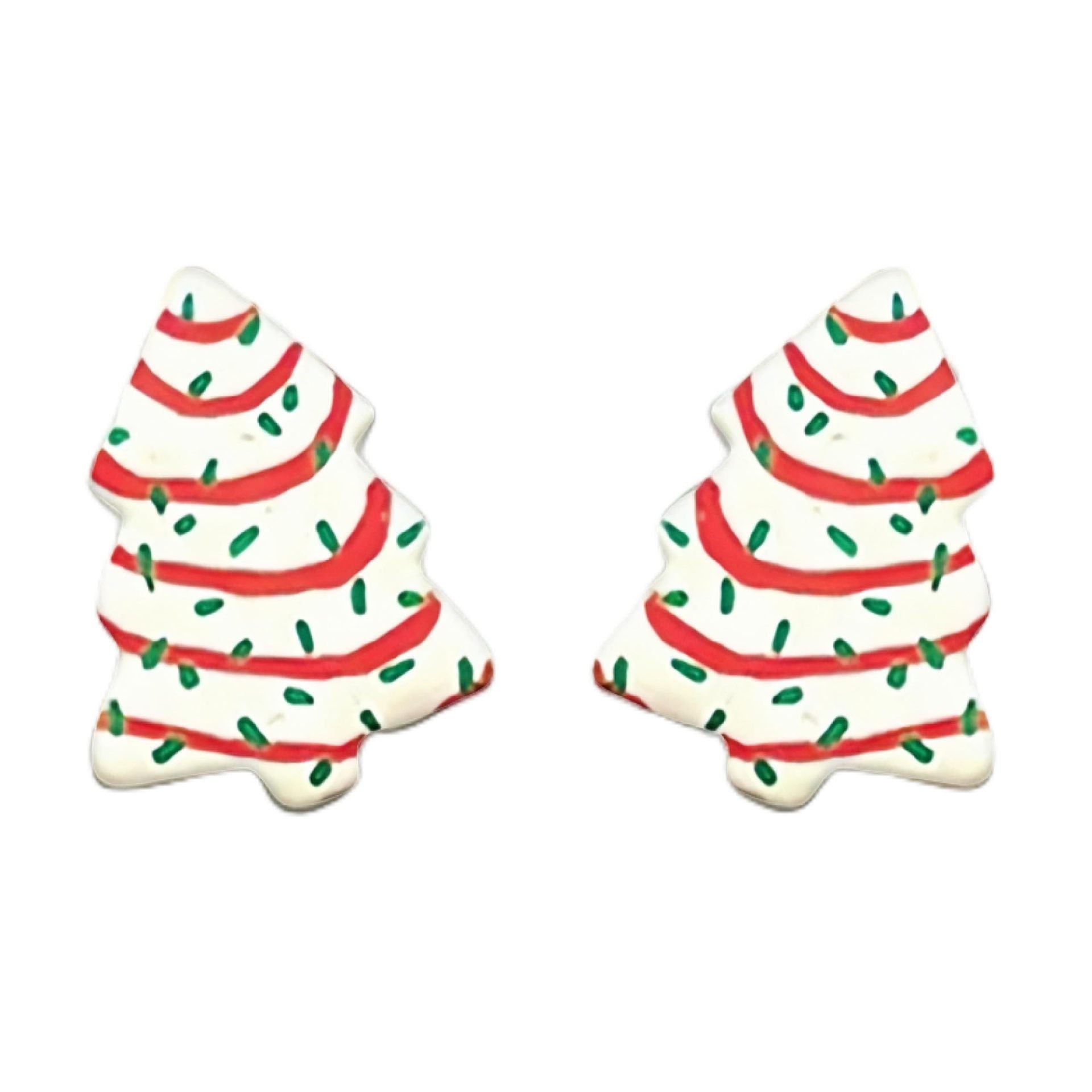 Wholesale Colorful Christmas Tree Earrings