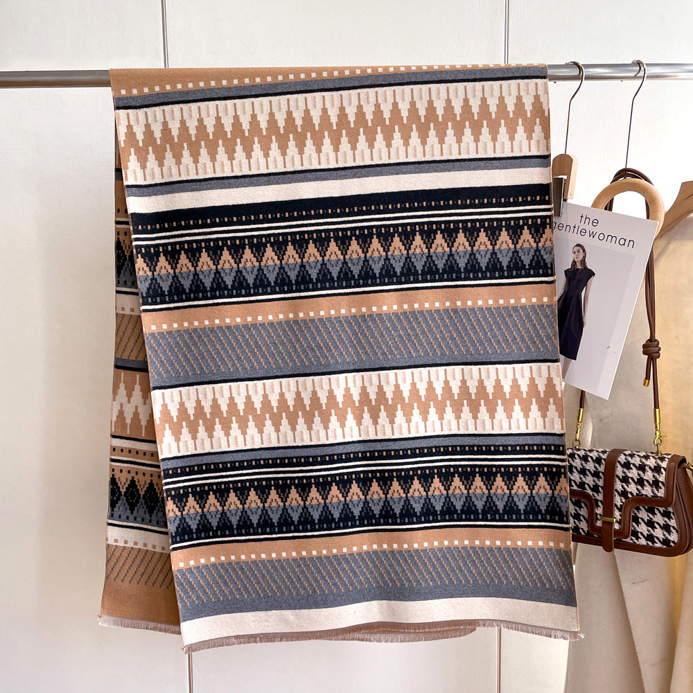 Wholesale Thickened Warm Imitation Cashmere Scarves