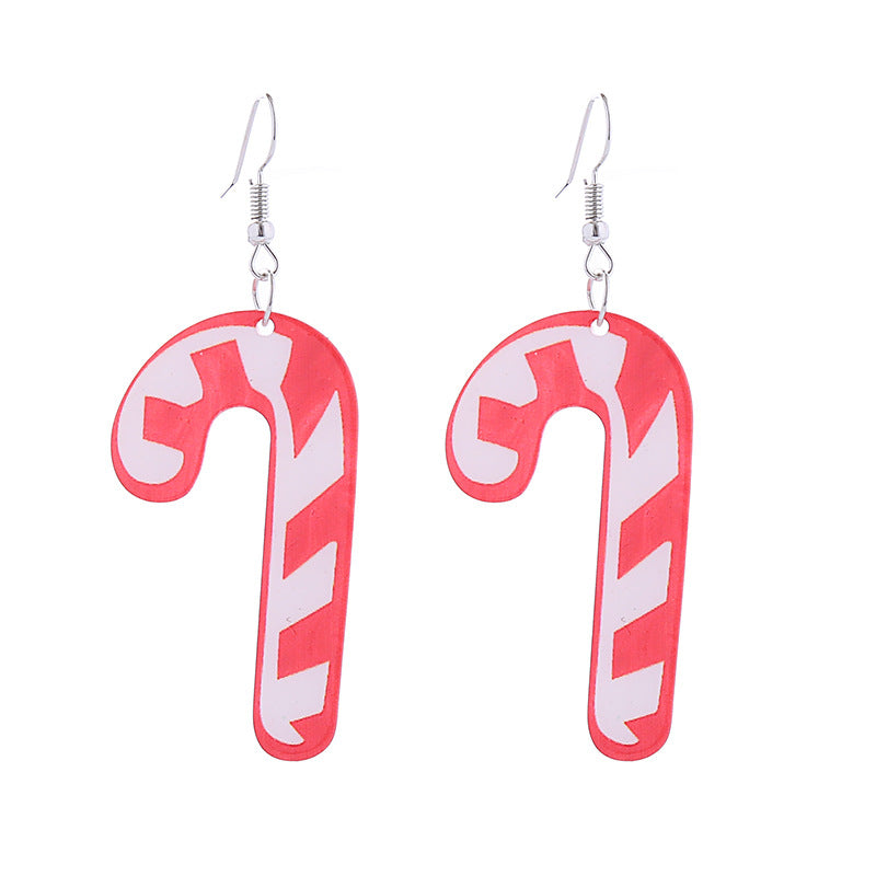 Wholesale Christmas Snowman Boots Christmas Tree Acrylic Earrings