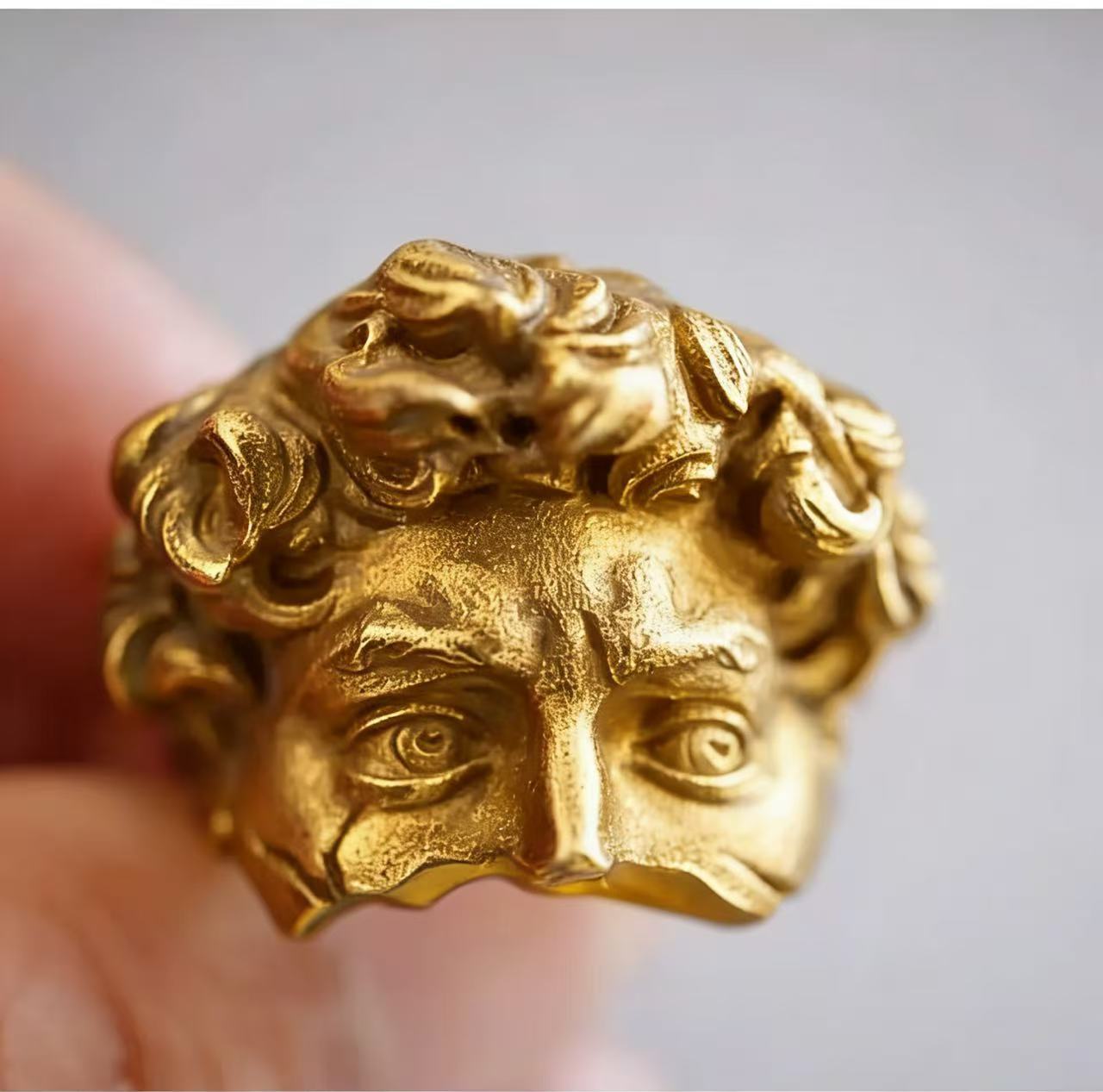 Wholesale Vintage  David Ring Retro Zinc Alloy Open Ring