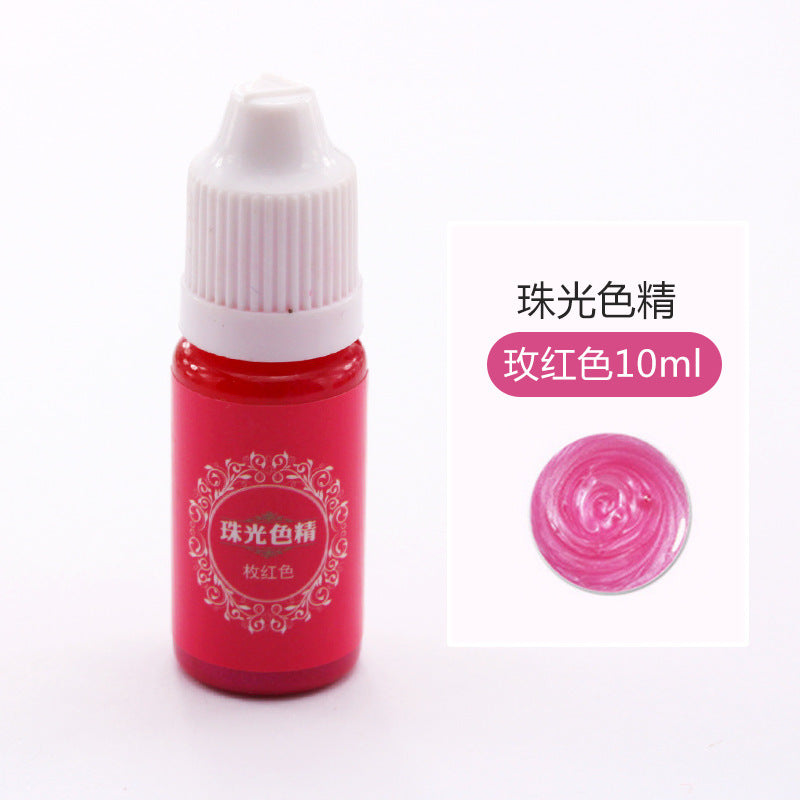Wholesale 24 Color Pearl Pigment Crystal Dropper UV Resin Pigment Does Not Precipitate and Has A Full Color DIY Handmade Material
