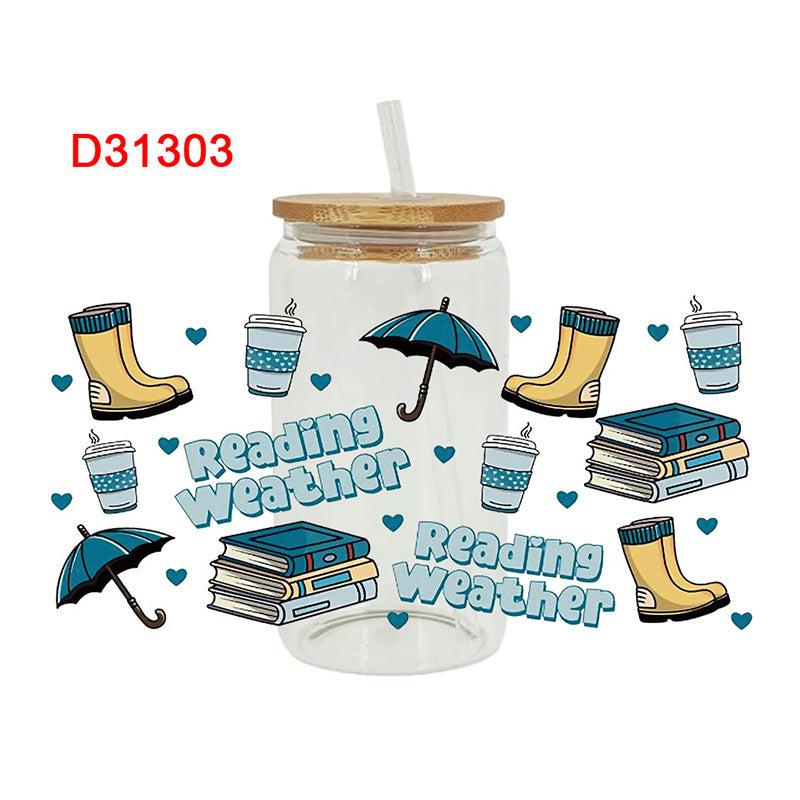 Wholesale Color Book Series 16oz Cup UV DTF Wraps