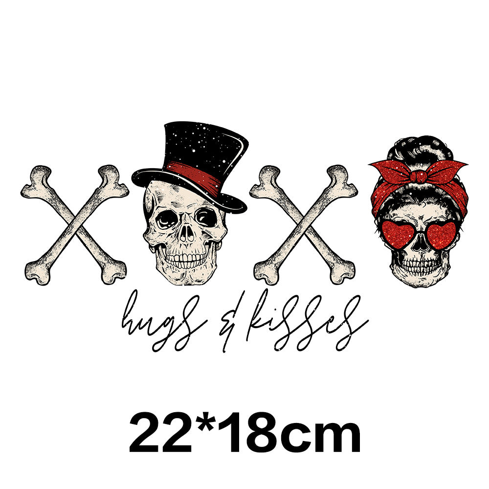 Wholesale Skeleton Valentine' s Day UV DTF Ready To Press Transfers Wraps