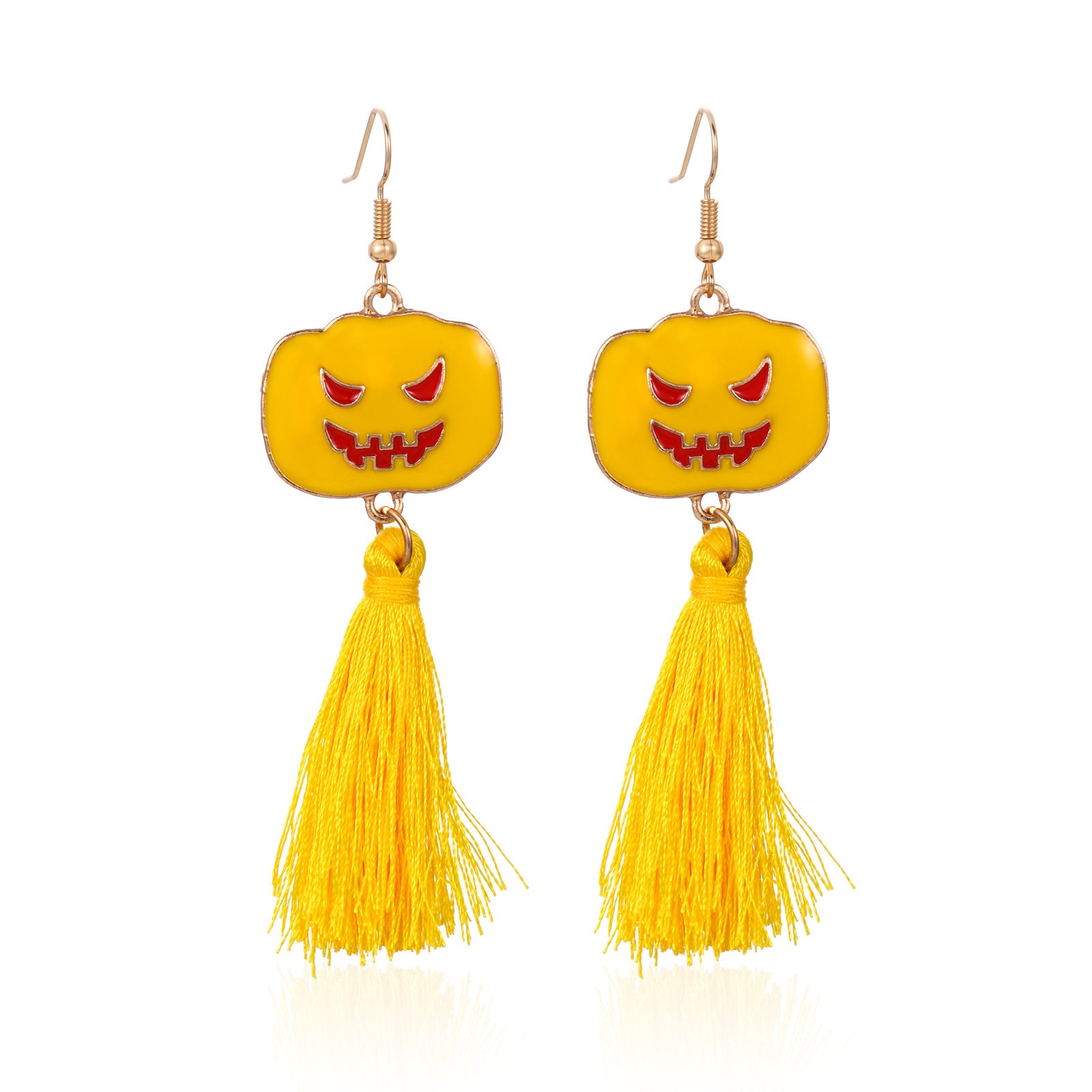 Wholesale Handmade Acrylic  Earrings Skull  Web Bat Design Trendy Jewelry Accessory For Party