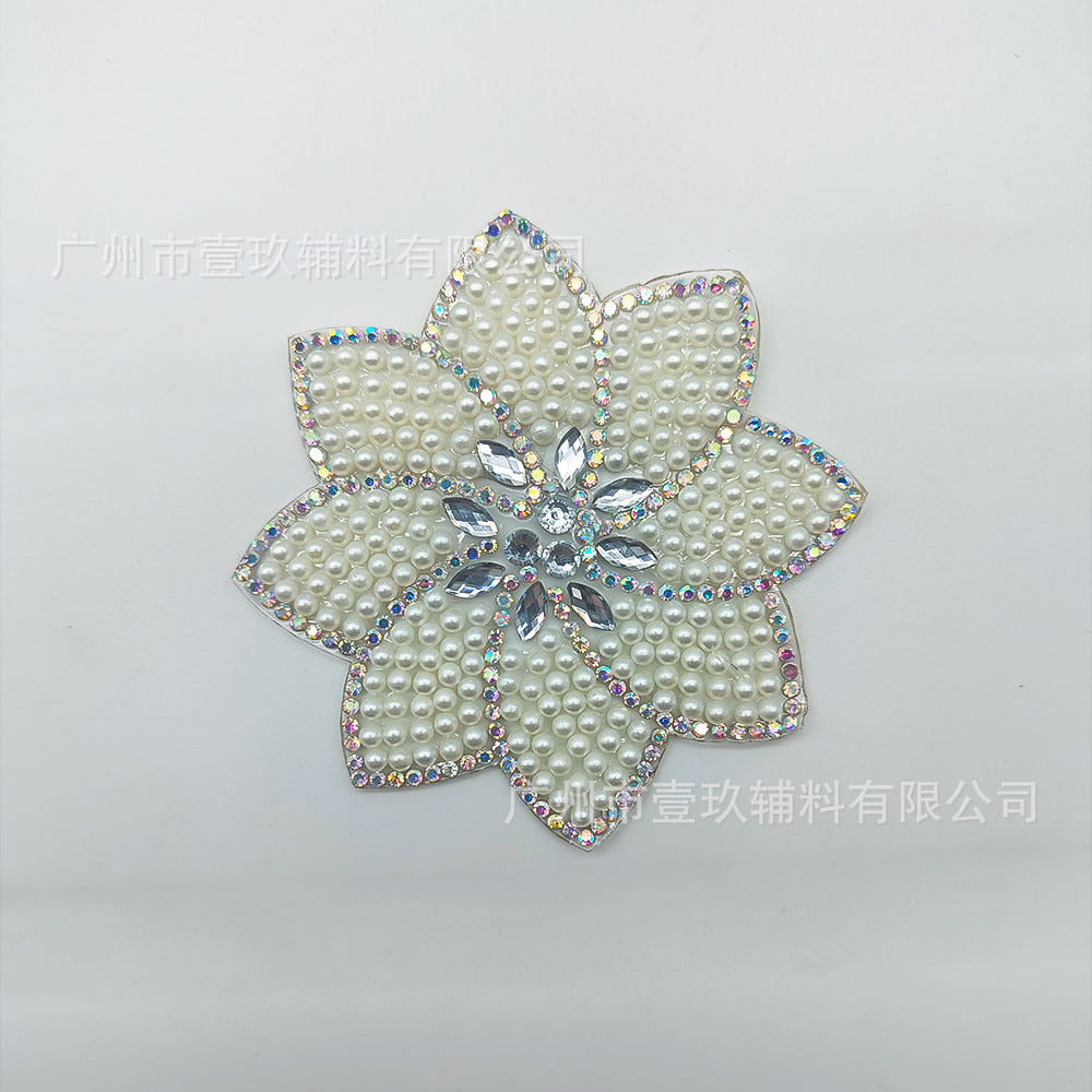 Wholesale 5pcs Hot melt adhesive bow tie for rhinestones DIY Patches